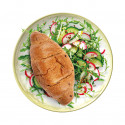 Croissant salato con sesamo e semi di lino