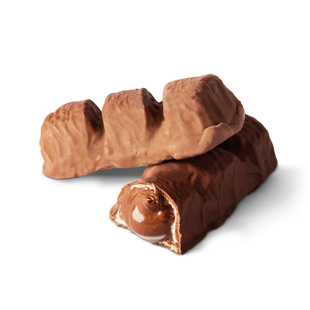 Tris al cioccolato con crema alla nocciola