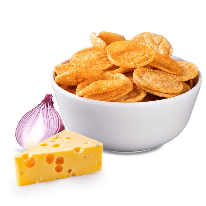 Patatine cipolla e formaggio