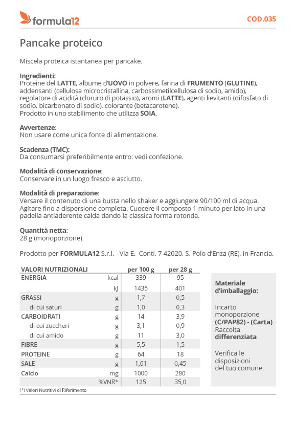 035 Pancake proteico