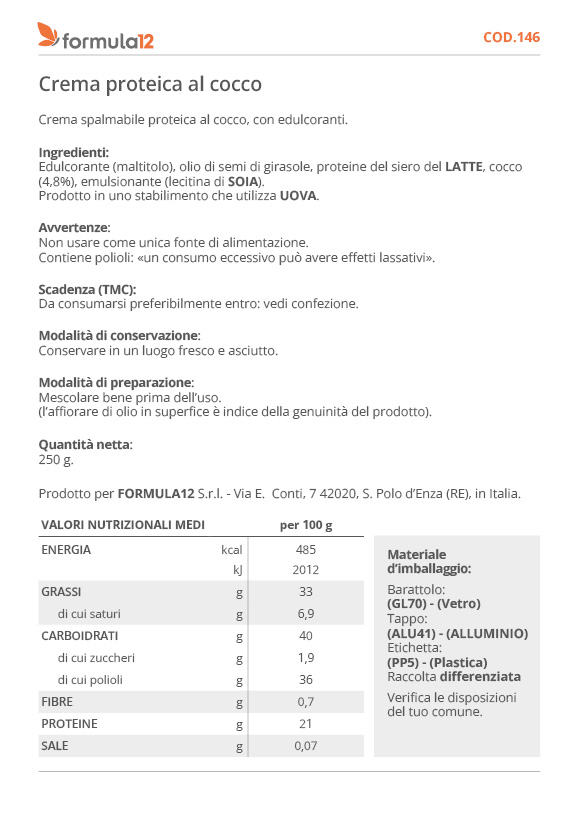 146_Crema proteica al cocco
