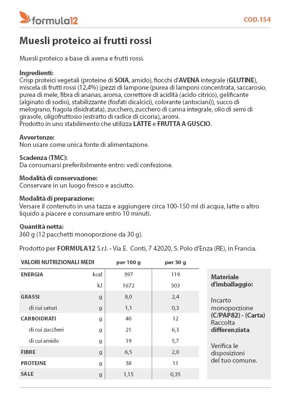 154_Muesli proteici ai frutti rossi