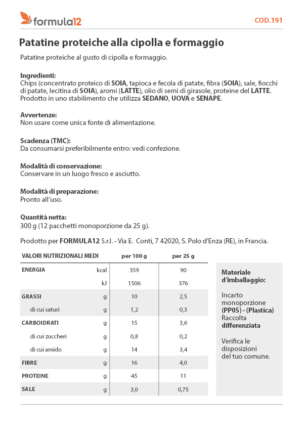 191_Patatine proteiche alla cipolla e formaggio