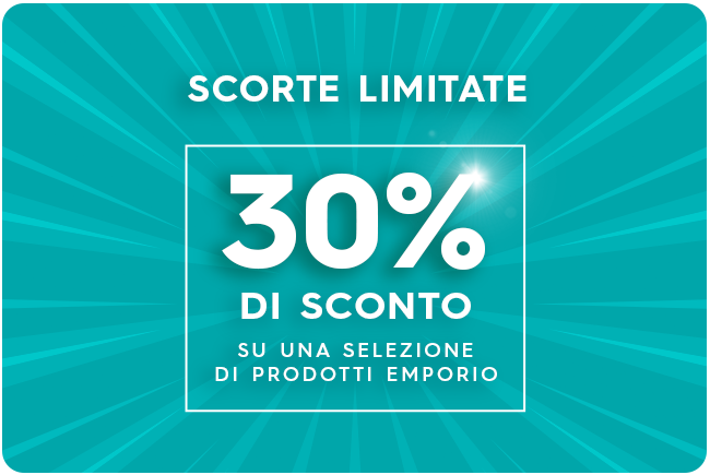30% di sconto su una selezione di prodotti Emporio