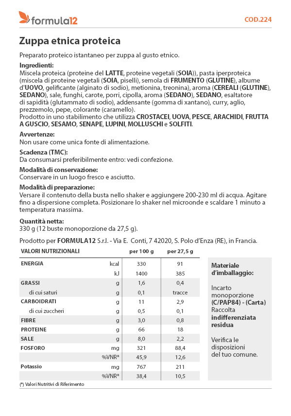 224 Zuppa etnica proteica