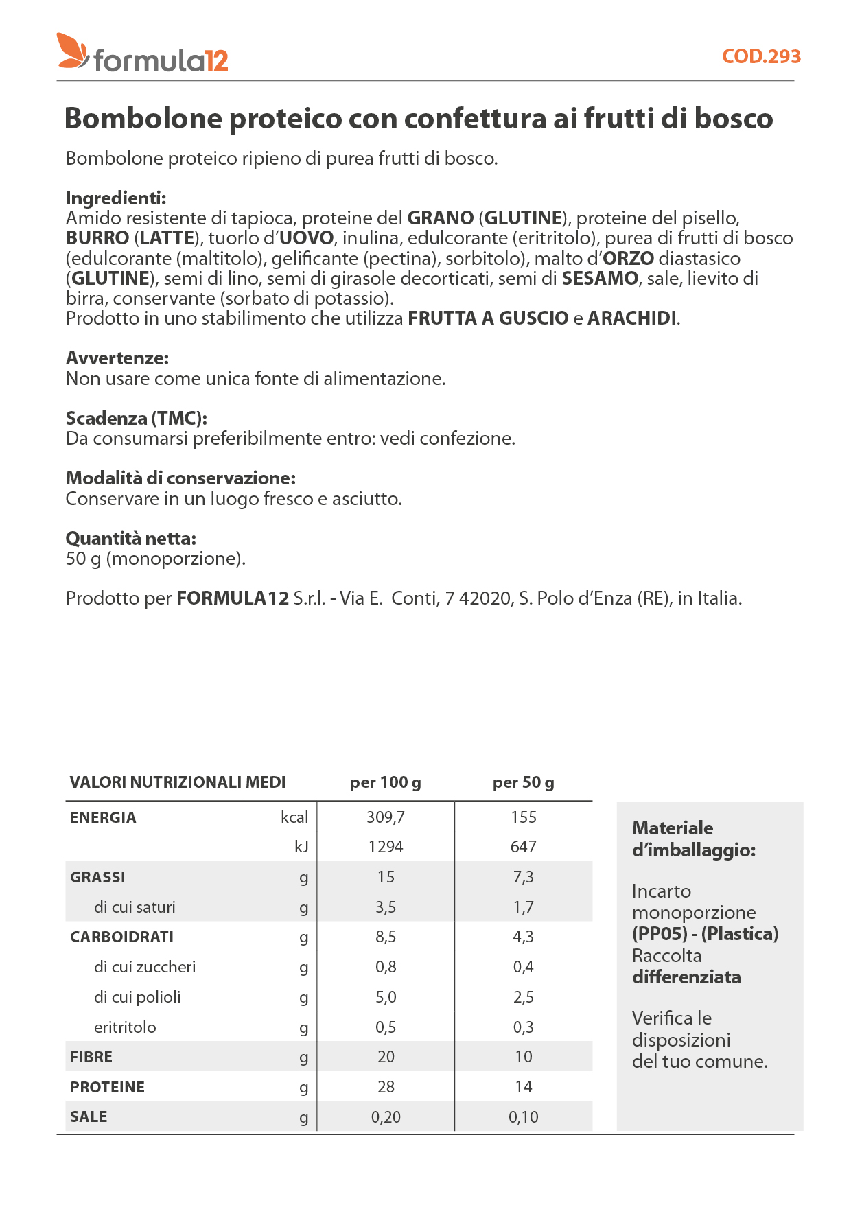 293_Bombolone con confettura ai frutti di bosco