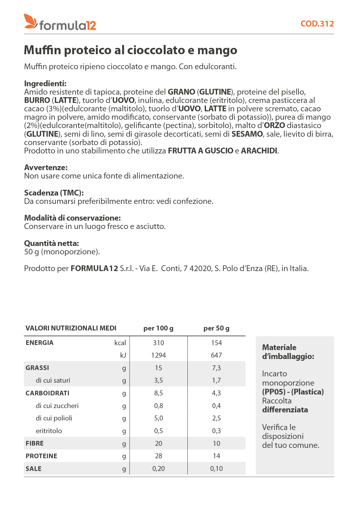 312_ Muffin al cioccolato e mango