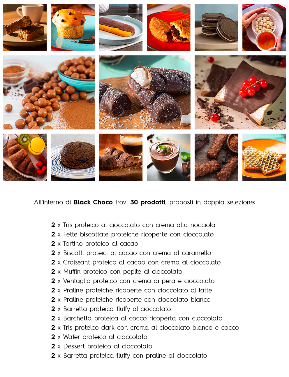 Contenuto Black Choco