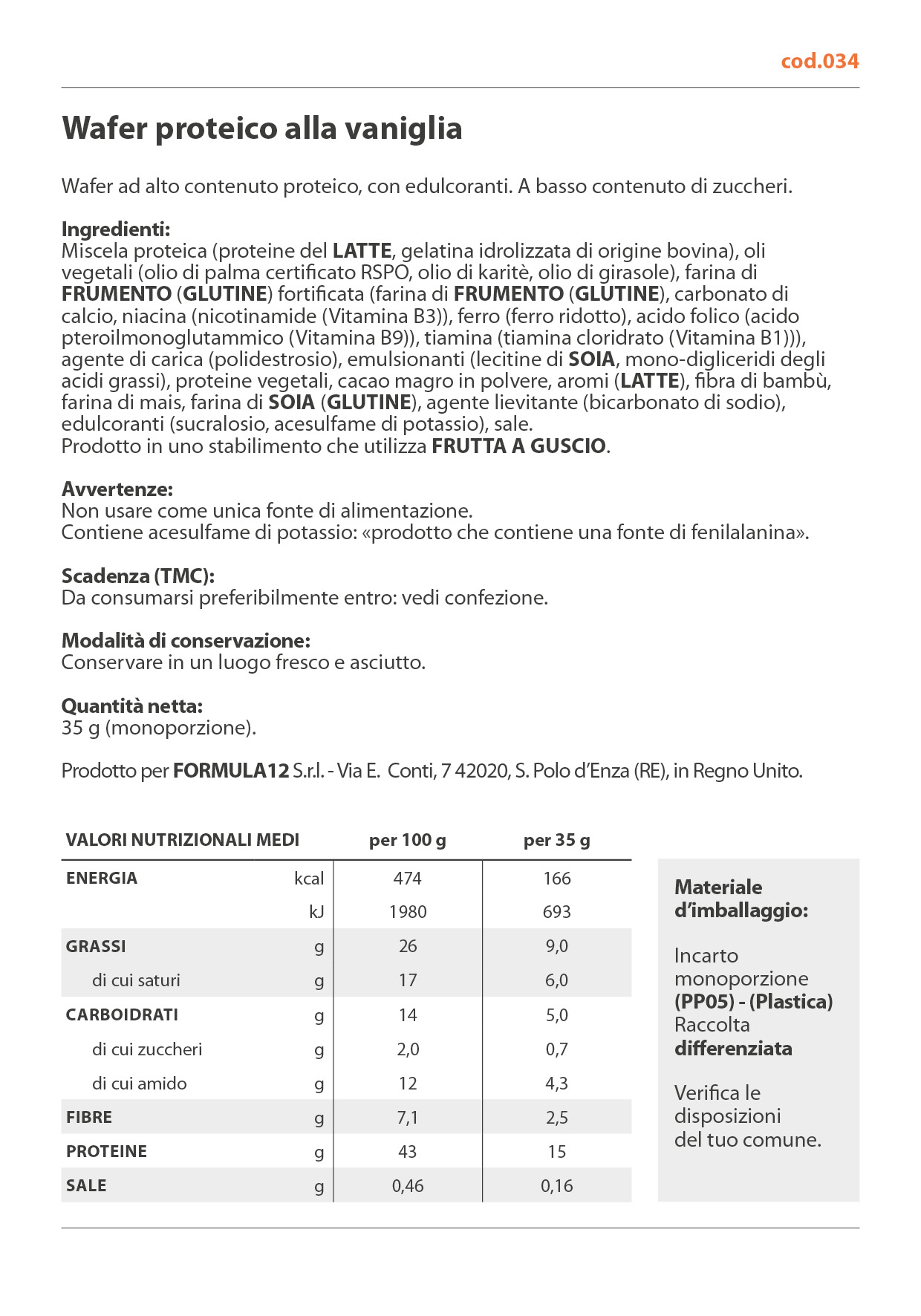 034_Wafer proteico alla vaniglia
