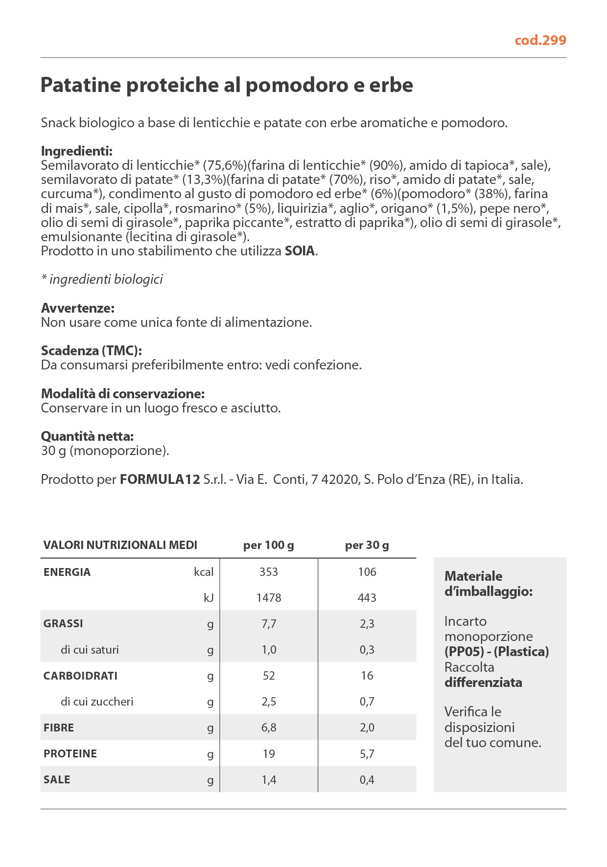299_Patatine proteiche al pomodoro ed erbe