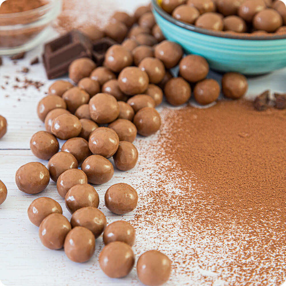Praline proteiche cioccolato al latte