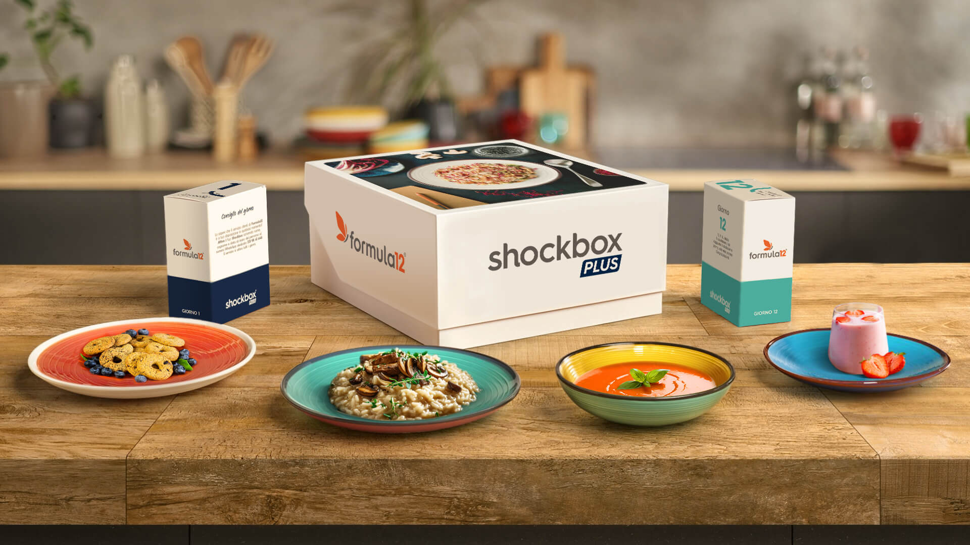 Composizione Shockbox Plus e piatti